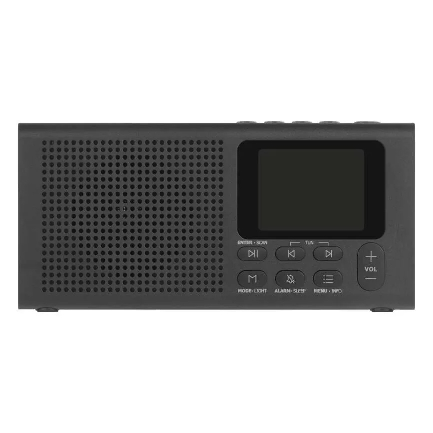 Radio DAB DAB+ FM 3W/5V/4xAA μαύρο