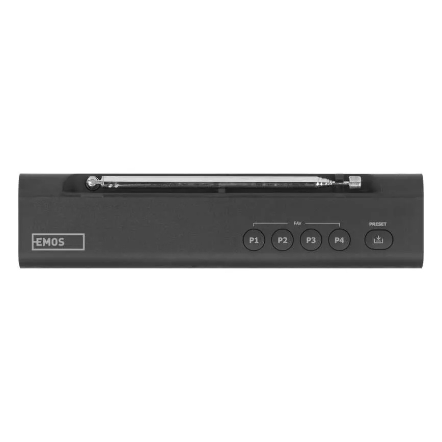 Radio DAB DAB+ FM 3W/5V/4xAA μαύρο
