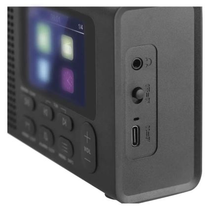 Radio DAB DAB+ FM 3W/5V/4xAA μαύρο