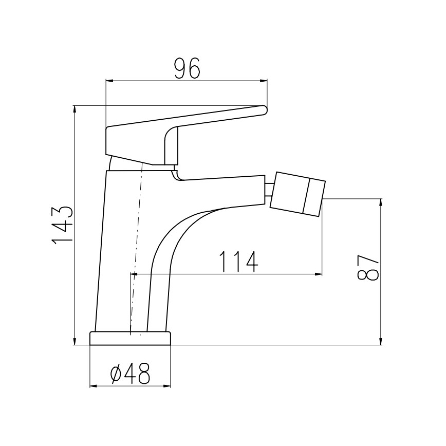 RAV Slezák CO145.0KCMATZ - Μπαταρία μπιντέ + σετ αποχέτευσης COLORADO 14,3 εκ. μαύρο/χρυσό