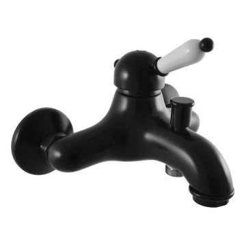 RAV Slezák L554.5CMAT - Μπαταρία μπανιέρας LABE RETRO 13,7 cm, ματ μαύρη
