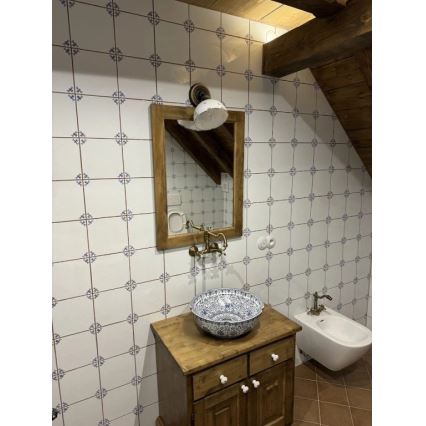 RAV Slezák MK102.5/28SM - Μπαταρία νεροχύτη/νιπτήρα MORAVA RETRO 16,8 cm με φινίρισμα παλαιωμένου ορείχαλκου