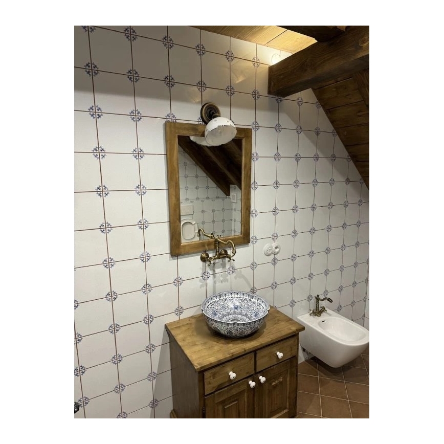 RAV Slezák MK102.5/28SM - Μπαταρία νεροχύτη/νιπτήρα MORAVA RETRO 16,8 cm με φινίρισμα παλαιωμένου ορείχαλκου