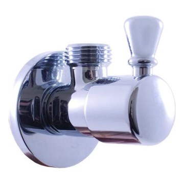 RAV Slezák RV0112 - Γωνιακή βαλβίδα RETRO, γυαλιστερό χρώμιο