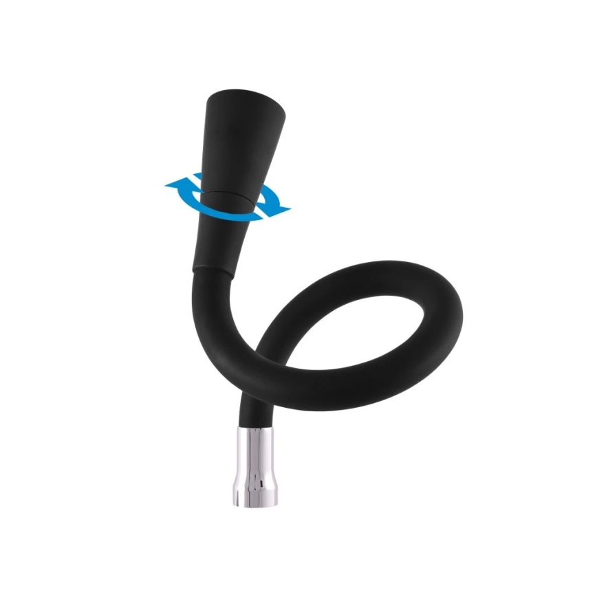 RAV Slezák SA002.5/13 - Μπαταρία νεροχύτη SAZAVA 32,3 cm μαύρο/γυαλιστερό χρώμιο