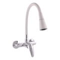 RAV Slezák SA002.5/13S - Μπαταρία νεροχύτη SAZAVA 32,3 cm γκρι/γυαλιστερό χρώμιο