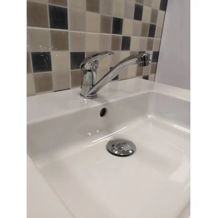 RAV Slezák SA015.0 - Μπαταρία νιπτήρα SAZAVA 11,8 εκ., γυαλιστερό χρώμιο