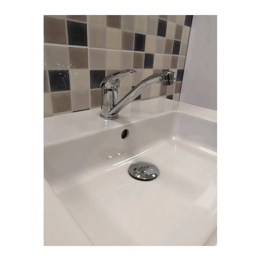 RAV Slezák SA015.0 - Μπαταρία νιπτήρα SAZAVA 15 cm γυαλιστερό χρώμιο