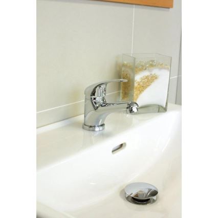 RAV Slezák SA026.0 - Μπαταρία νιπτήρα SAZAVA 11,5 cm, γυαλιστερό χρώμιο