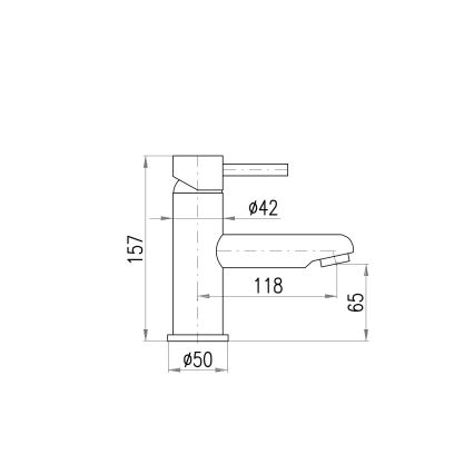 RAV Slezák SE426.0 - Μπαταρία νιπτήρα JUNIOR 15,7 εκ. κόκκινη/μπλε/πράσινη