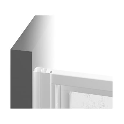 Ravak 00VG01R211 - Τριπλές πόρτες ντους SUPERNOVA 120x198 cm λευκές