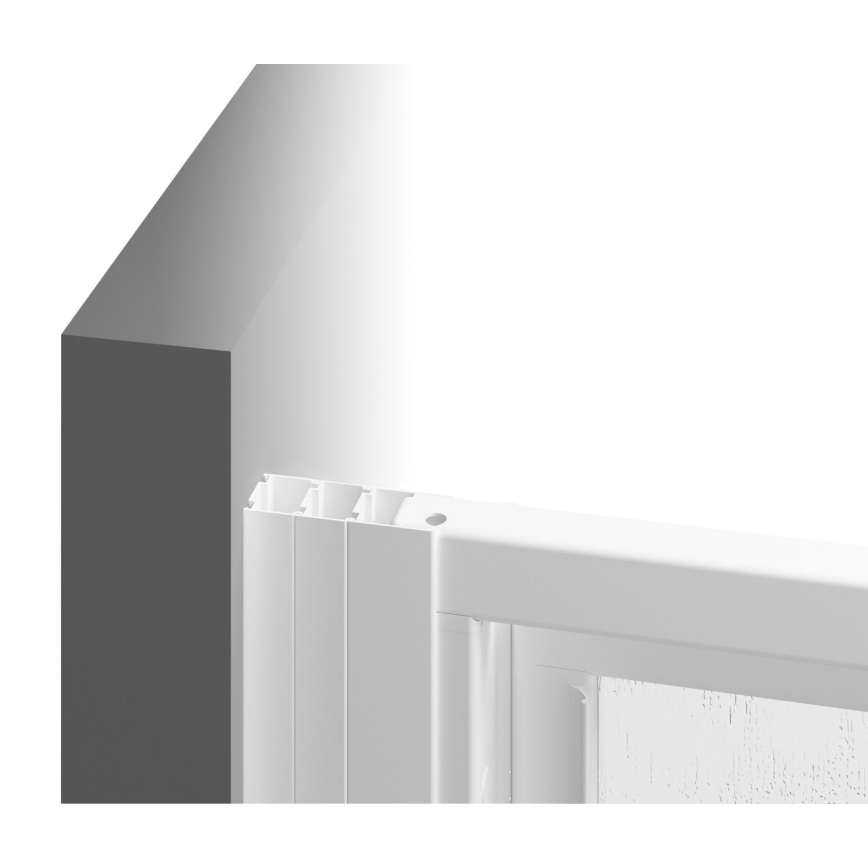 Ravak 940701R211 - Σταθερό τζάμι ντους SUPERNOVA 90x198 cm λευκό