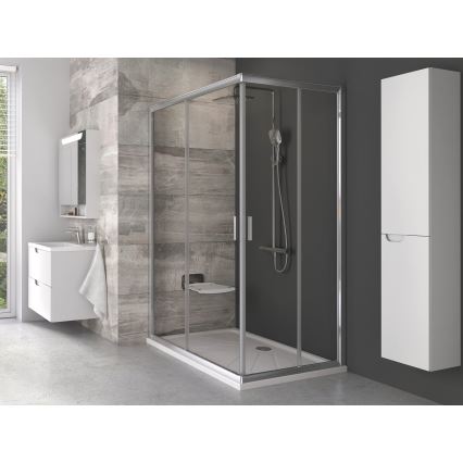 Ravak B8F0000060 - Πτυσσόμενο κάθισμα ντους OVO μαύρο