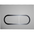 Ravak X01454 - Πλακέτα ενεργοποίησης καζανάκι CHROME 24,7x16,5 cm σε ματ χρώμιο