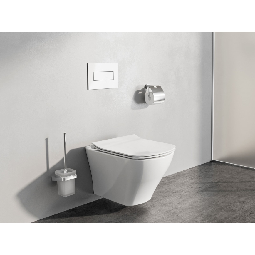 Ravak X01457 - Πλήκτρο εκκένωσης UNI 24,7x16,5 cm λευκό