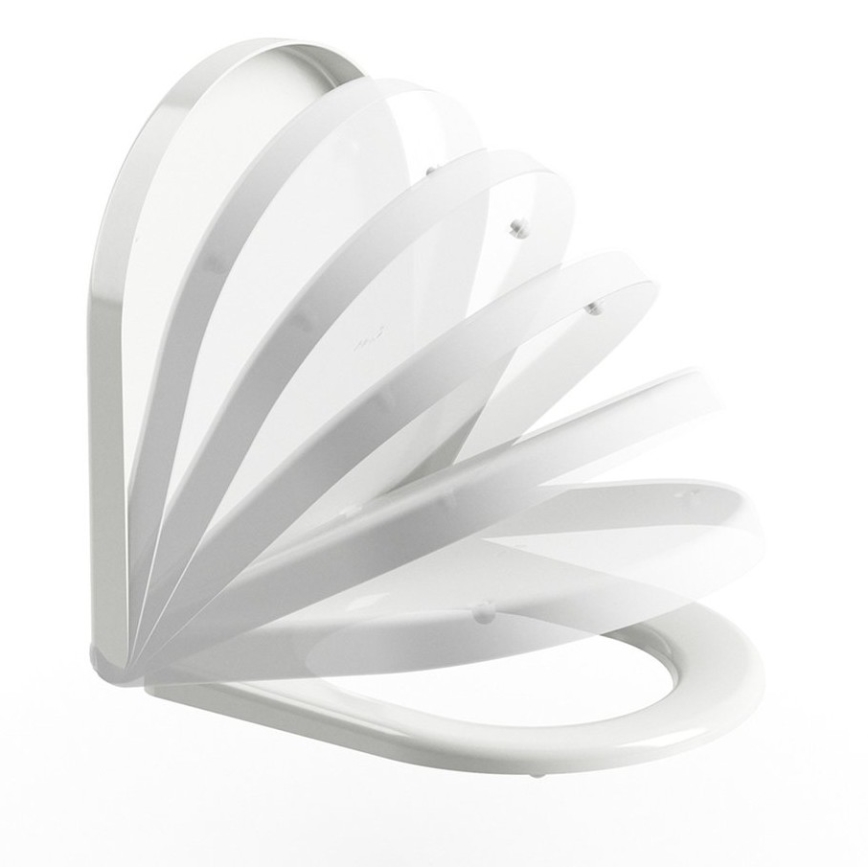 Ravak X01549 - Κάθισμα WC SoftClose UNI CHROME λευκό