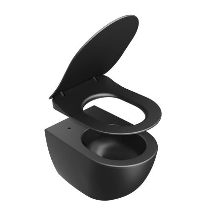 Ravak X01795 - Κάθισμα τουαλέτας SoftClose χρωμέ μαύρο