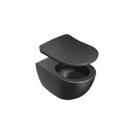 Ravak X01795 - Κάθισμα τουαλέτας SoftClose χρωμέ μαύρο