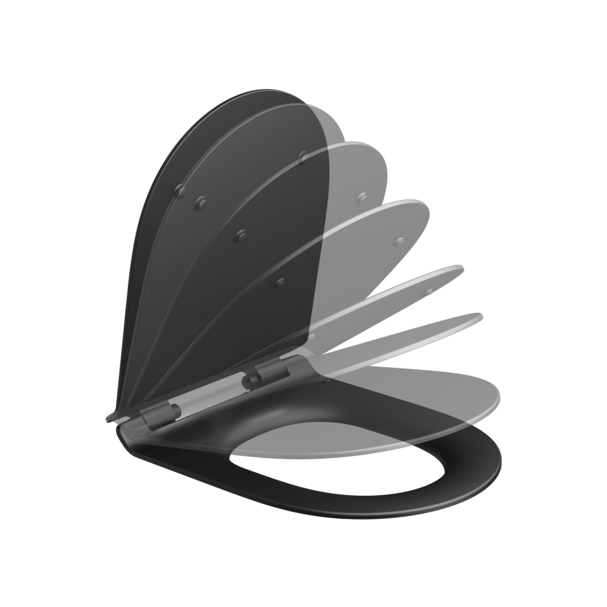 Ravak X01862 - Κάθισμα WC VITA SLIM με SoftClose, μαύρο