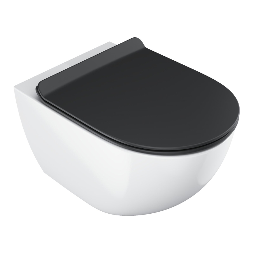Ravak X01862 - Κάθισμα WC VITA SLIM με SoftClose, μαύρο
