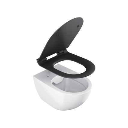Ravak X01862 - Κάθισμα WC VITA SLIM με SoftClose, μαύρο