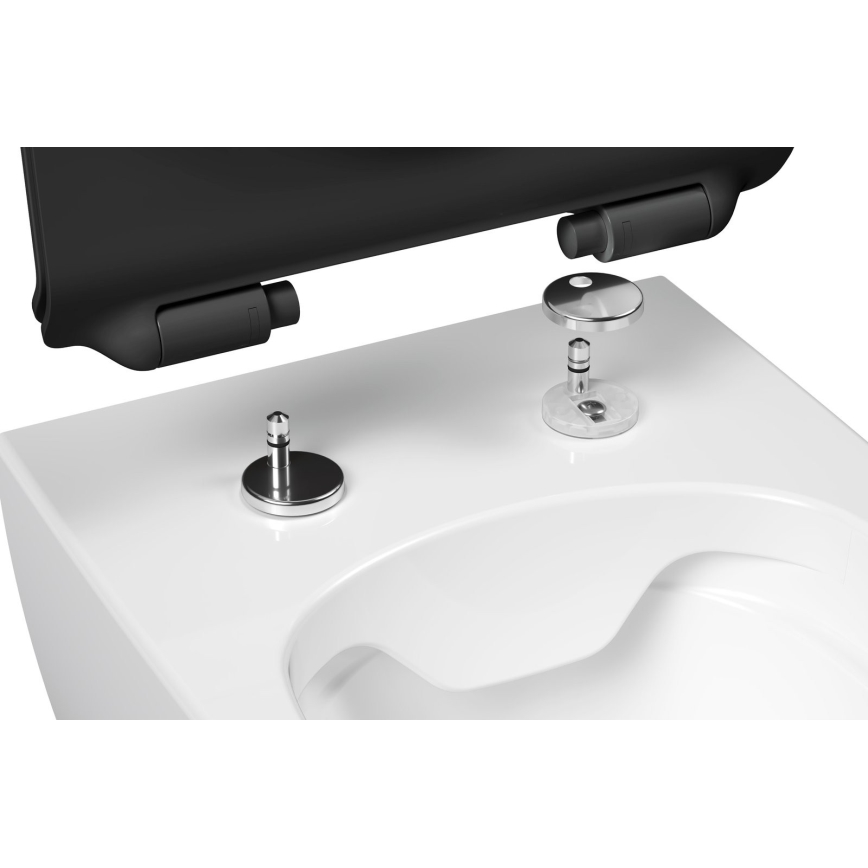 Ravak X01862 - Κάθισμα WC VITA SLIM με SoftClose, μαύρο