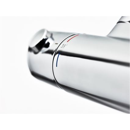 Ravak X070116 - Θερμοστατική μπαταρία ντους PURI σε γυαλιστερό χρώμιο