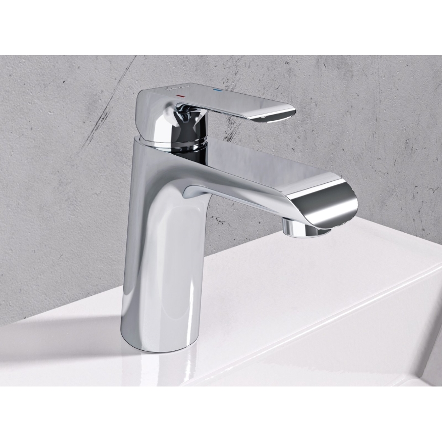 Ravak X070118 - Μπαταρία νιπτήρα FLAT 15,1 εκ. σε γυαλιστερό χρώμιο