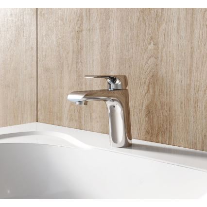 Ravak X070118 - Μπαταρία νιπτήρα FLAT 15,1 εκ. σε γυαλιστερό χρώμιο