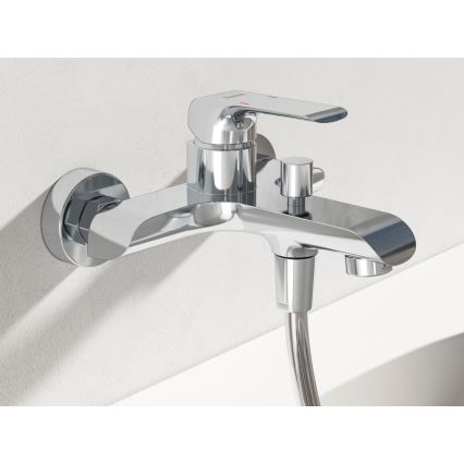 Ravak X070119 - Μπαταρία μπανιέρας FLAT σε γυαλιστερό χρώμιο
