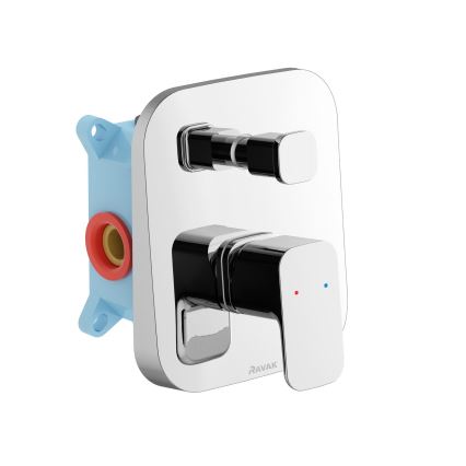 Ravak X070136 - Εντοιχιζόμενος μίκτης ντους FREE, γυαλιστερό χρώμιο