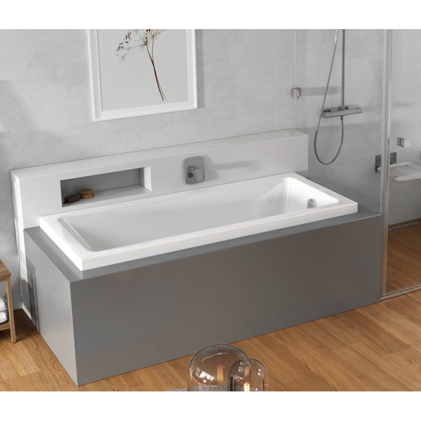 Ravak X070137 - Μπαταρία ντους για εντοιχισμένη εγκατάσταση R-BOX, σε γυαλιστερό χρώμιο