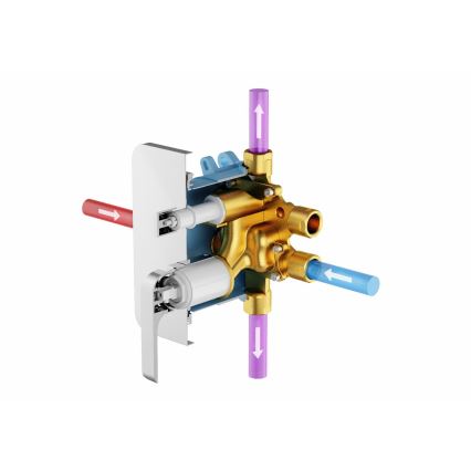 Ravak X070139 - Βασικό σώμα για εντοιχιζόμενες μπαταρίες R-BOX VARI 13,9x14,6 cm