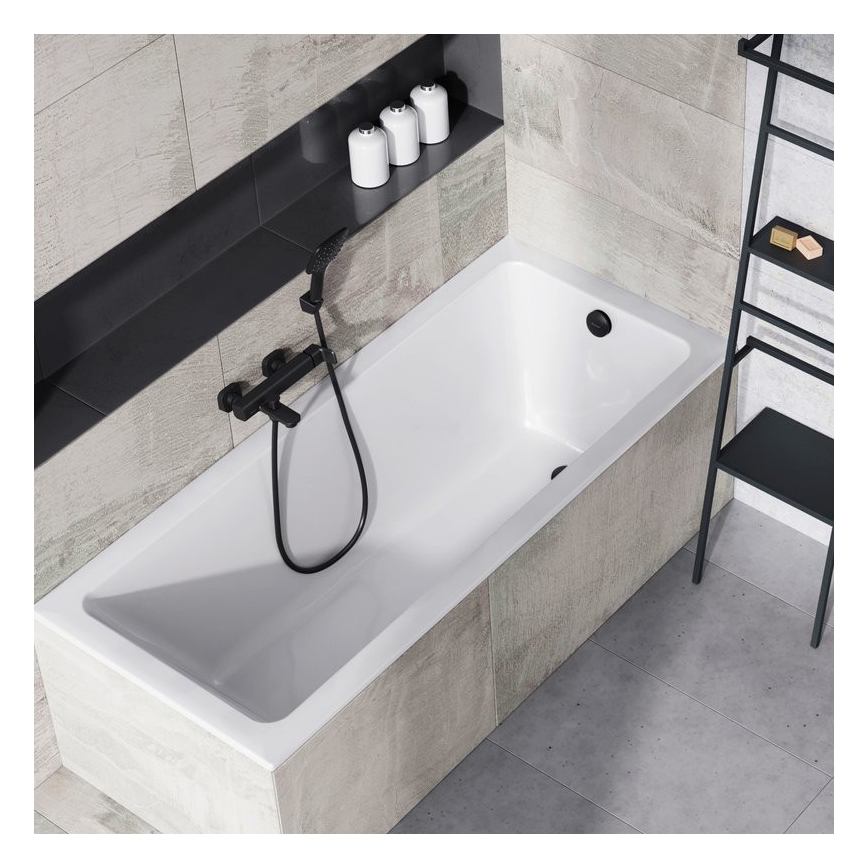 Ravak X070152 - Μπαταρία μπανιέρας FREE, μαύρη