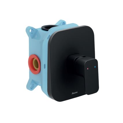 Ravak X070159 - Εντοιχιζόμενη μπαταρία ντους FREE, μαύρη