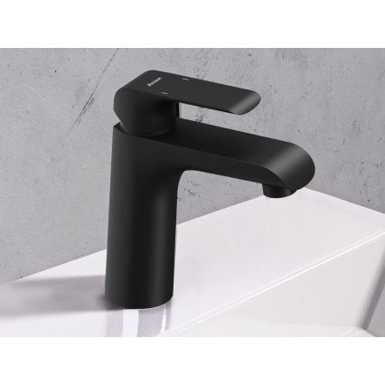 Ravak X070173 - Μίκτης νιπτήρα FLAT 15,1 εκ. σε ματ μαύρο