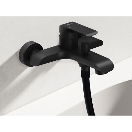 Ravak X070175 - Μπαταρία μπανιέρας FLAT σε μαύρο ματ