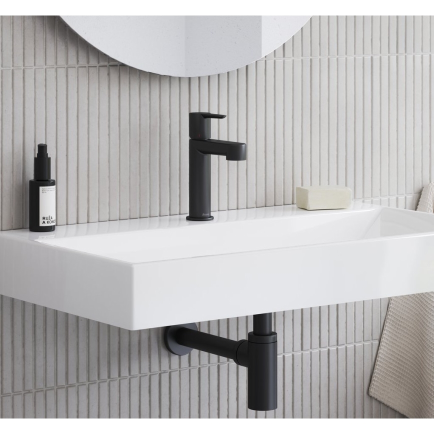 Ravak X070181 - Μπαταρία νιπτήρα PURI 19,1 cm μαύρη