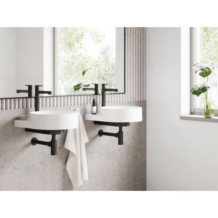 Ravak X070182 - Μπαταρία νιπτήρα PURI 32,2 εκ. μαύρη