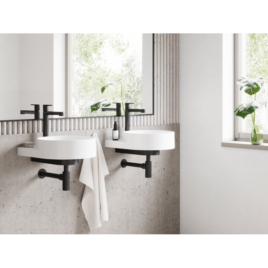 Ravak X070182 - Μπαταρία νιπτήρα PURI 32,2 εκ. μαύρη