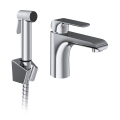 Ravak X070438 - Μπαταρία νιπτήρα FLAT με ντουζάκι μπιντέ, γυαλισμένο χρώμιο