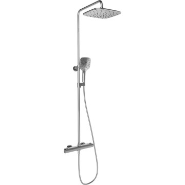 Ravak X070442 - Σετ ντους με θερμοστατική μπαταρία FLAT, γυαλιστερό χρώμιο