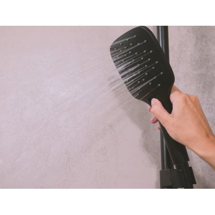 Ravak X070443 - Σετ ντους με θερμοστατική μπαταρία FLAT, ματ μαύρο