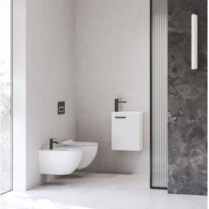 Ravak X070458 - Μπαταρία νιπτήρα CHROME 17,7 εκ. μαύρη