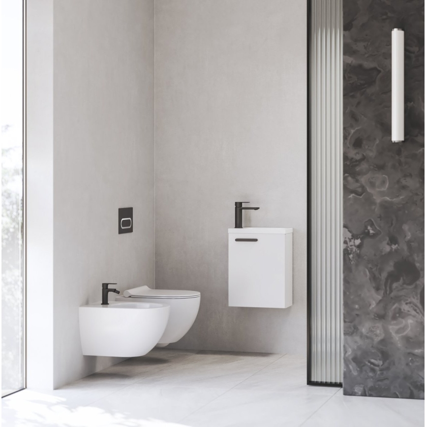 Ravak X070458 - Μπαταρία νιπτήρα CHROME 17,7 εκ. μαύρη