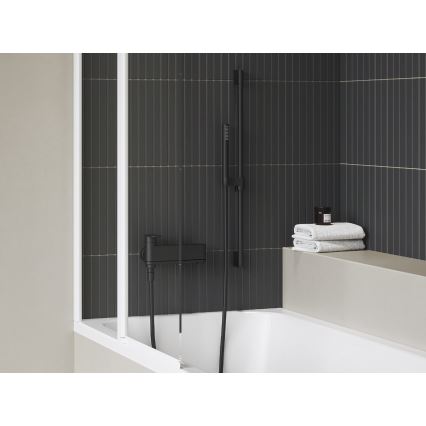 Ravak X070463 - Μπαταρία μπανιέρας CHROME μαύρη