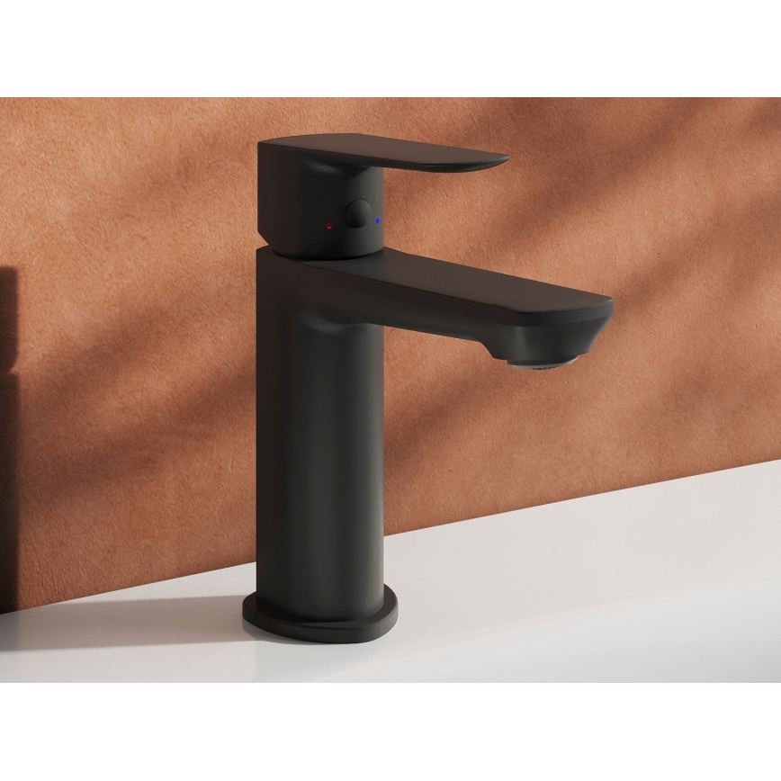 Ravak X070476 - Μπαταρία νιπτήρα LIFE 16 cm μαύρη