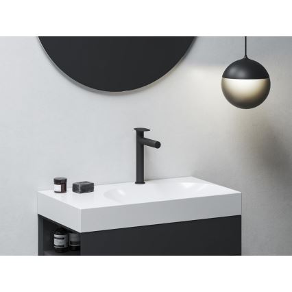 Ravak X070543 - Μπαταρία νιπτήρα SPRING 25,4 cm μαύρη