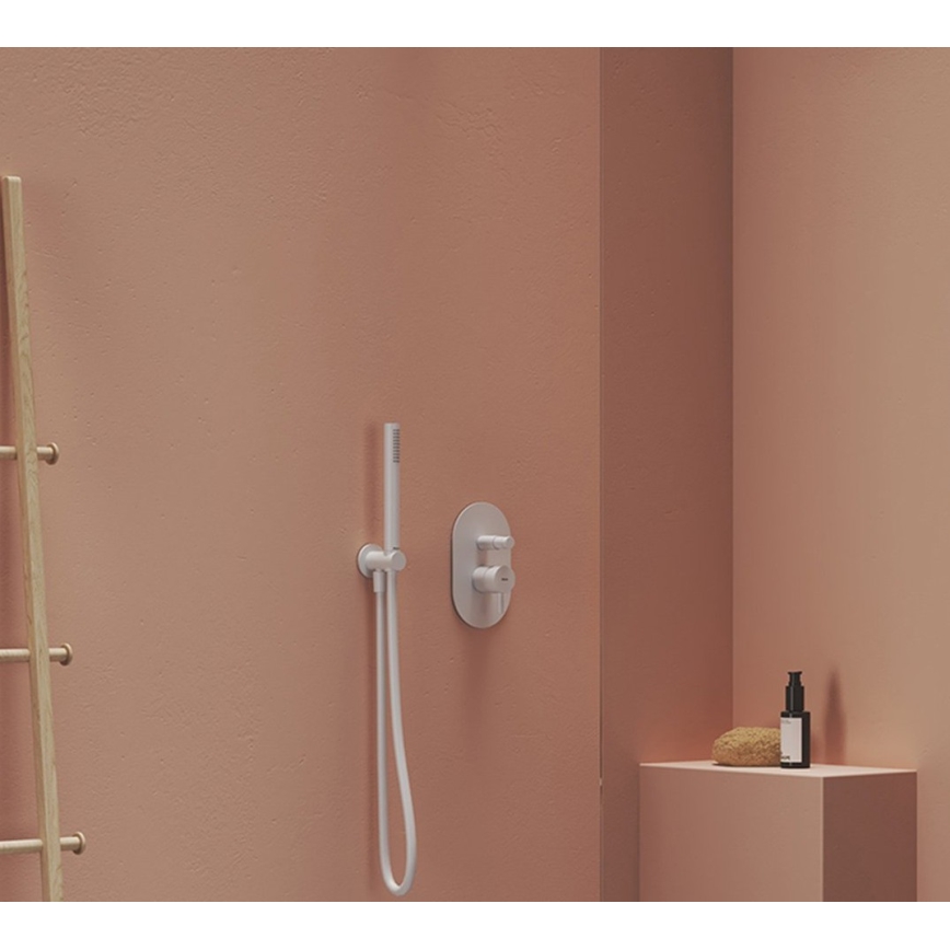 Ravak X07P682 - Κεφαλή ντους χειρός, ματ λευκή