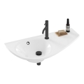 Ravak XJ1P1100000 - Επιτοίχιος νιπτήρας AVOCADO 85x45 cm χυτό μάρμαρο/λευκό